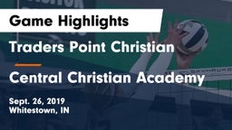 Traders Point Christian  vs Central Christian Academy Game Highlights - Sept. 26, 2019