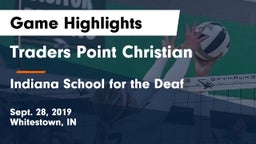 Traders Point Christian  vs Indiana School for the Deaf Game Highlights - Sept. 28, 2019