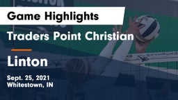 Traders Point Christian  vs Linton Game Highlights - Sept. 25, 2021