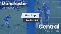 Matchup: Manchester High vs. Central  2016