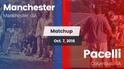 Matchup: Manchester High vs. Pacelli  2016
