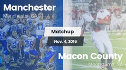 Matchup: Manchester High vs. Macon County  2016