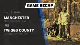 Recap: Manchester  vs. Twiggs County  2016