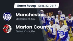 Recap: Manchester  vs. Marion County  2017