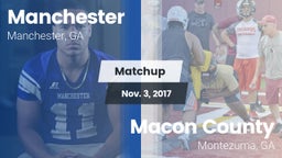 Matchup: Manchester High vs. Macon County  2017