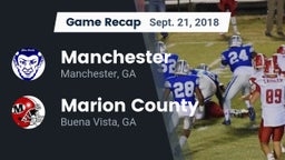 Recap: Manchester  vs. Marion County  2018