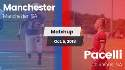 Matchup: Manchester High vs. Pacelli  2018