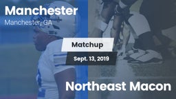 Matchup: Manchester High vs. Northeast Macon 2019