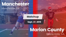 Matchup: Manchester High vs. Marion County  2019