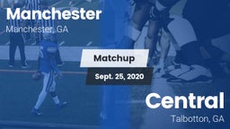 Matchup: Manchester High vs. Central  2020
