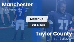 Matchup: Manchester High vs. Taylor County  2020