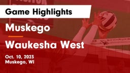 Muskego  vs Waukesha West  Game Highlights - Oct. 10, 2023