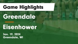 Greendale  vs Eisenhower  Game Highlights - Jan. 19, 2024