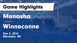 Menasha  vs Winneconne  Game Highlights - Dec 2, 2016