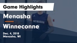 Menasha  vs Winneconne  Game Highlights - Dec. 4, 2018