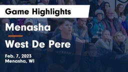 Menasha  vs West De Pere  Game Highlights - Feb. 7, 2023