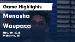 Menasha  vs Waupaca  Game Highlights - Nov. 30, 2023