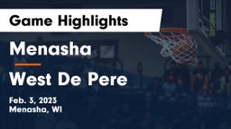 Menasha  vs West De Pere  Game Highlights - Feb. 3, 2023