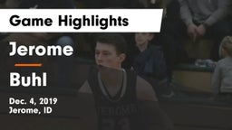 Jerome  vs Buhl  Game Highlights - Dec. 4, 2019