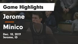 Jerome  vs Minico  Game Highlights - Dec. 10, 2019