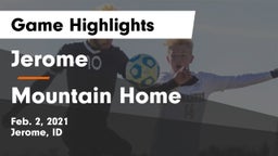 Jerome  vs Mountain Home  Game Highlights - Feb. 2, 2021
