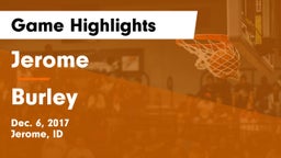Jerome  vs Burley  Game Highlights - Dec. 6, 2017