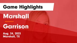 Marshall  vs Garrison Game Highlights - Aug. 24, 2023