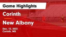 Corinth  vs New Albany  Game Highlights - Dec. 13, 2022