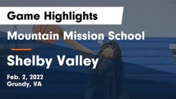 Mountain Mission School vs Shelby Valley Game Highlights - Feb. 2, 2022
