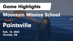 Mountain Mission School vs Paintsville  Game Highlights - Feb. 14, 2022