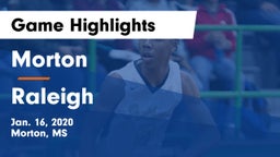Morton  vs Raleigh  Game Highlights - Jan. 16, 2020