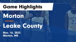 Morton  vs Leake County  Game Highlights - Nov. 16, 2023