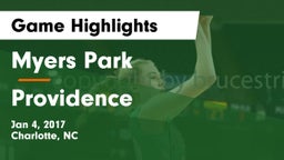 Myers Park  vs Providence  Game Highlights - Jan 4, 2017