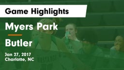 Myers Park  vs Butler  Game Highlights - Jan 27, 2017