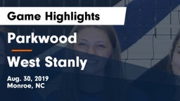 Parkwood  vs West Stanly Game Highlights - Aug. 30, 2019