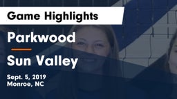 Parkwood  vs Sun Valley Game Highlights - Sept. 5, 2019
