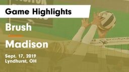 Brush  vs Madison  Game Highlights - Sept. 17, 2019