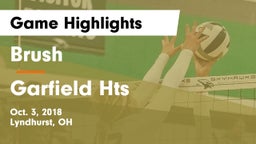 Brush  vs Garfield Hts  Game Highlights - Oct. 3, 2018
