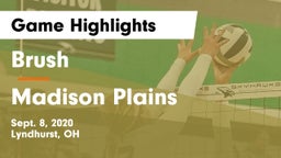 Brush  vs Madison Plains  Game Highlights - Sept. 8, 2020