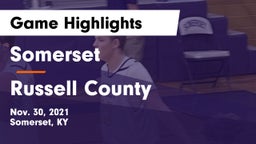 Somerset  vs Russell County Game Highlights - Nov. 30, 2021