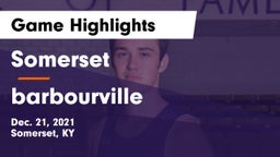 Somerset  vs barbourville Game Highlights - Dec. 21, 2021