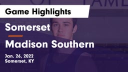Somerset  vs Madison Southern  Game Highlights - Jan. 26, 2022