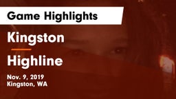 Kingston  vs Highline Game Highlights - Nov. 9, 2019