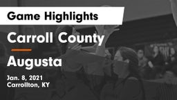 Carroll County  vs Augusta Game Highlights - Jan. 8, 2021