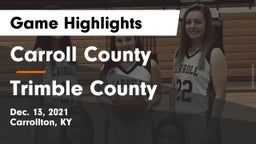Carroll County  vs Trimble County  Game Highlights - Dec. 13, 2021