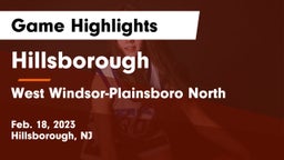 Hillsborough  vs West Windsor-Plainsboro North  Game Highlights - Feb. 18, 2023