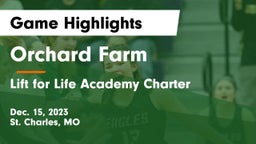 Orchard Farm  vs Lift for Life Academy Charter  Game Highlights - Dec. 15, 2023
