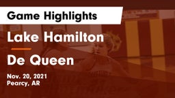 Lake Hamilton  vs De Queen  Game Highlights - Nov. 20, 2021