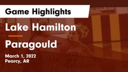 Lake Hamilton  vs Paragould  Game Highlights - March 1, 2022