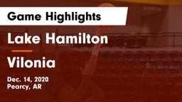 Lake Hamilton  vs Vilonia  Game Highlights - Dec. 14, 2020